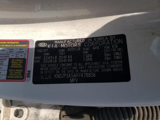 VIN KNDJP3A54H7478856 2017 KIA Soul, + no.13