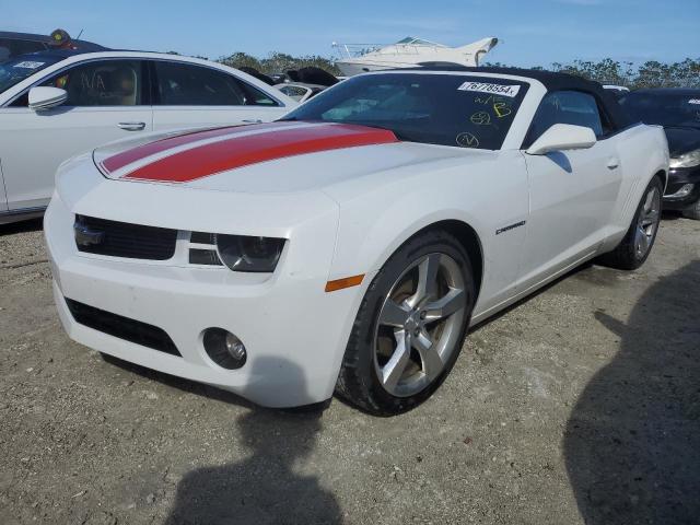 CHEVROLET CAMARO LT 2013 white  gas 2G1FC3D33D9156755 photo #1