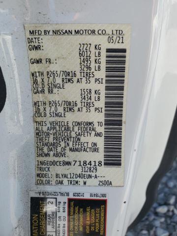 2021 NISSAN FRONTIER S - 1N6ED0CE8MN718418