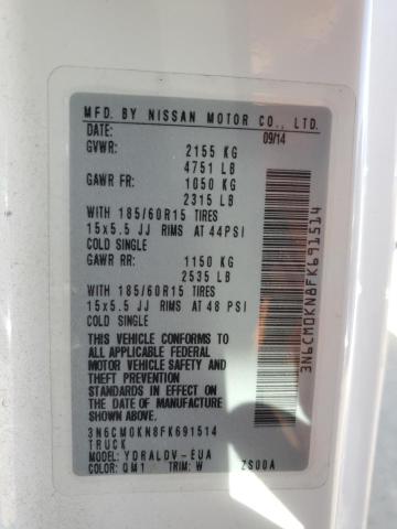 2015 NISSAN NV200 2.5S - 3N6CM0KN8FK691514