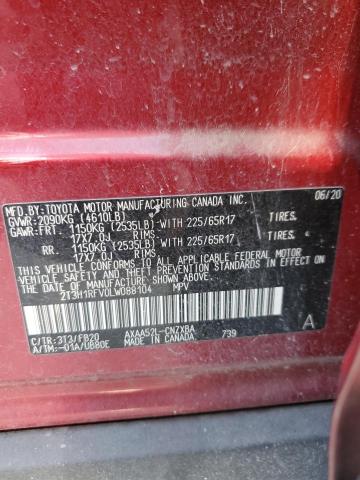 2020 TOYOTA RAV4 LE - 2T3H1RFV0LW088104