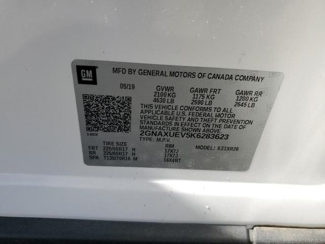 2019 CHEVROLET EQUINOX LT - 2GNAXUEV5K6283623