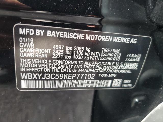 VIN WBXYJ3C59KEP77102 2019 BMW X2 no.13