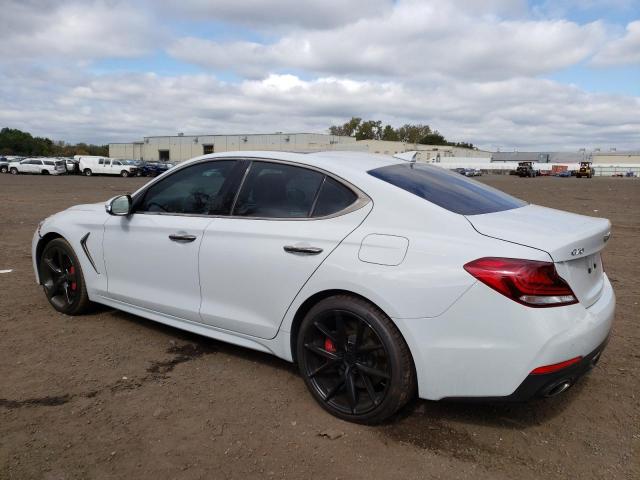 GENESIS G70 PRESTI 2019 white  gas KMTG34LE8KU037427 photo #3