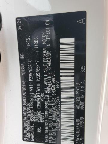 2021 TOYOTA SIENNA LE - 5TDBSKFCXMS023644