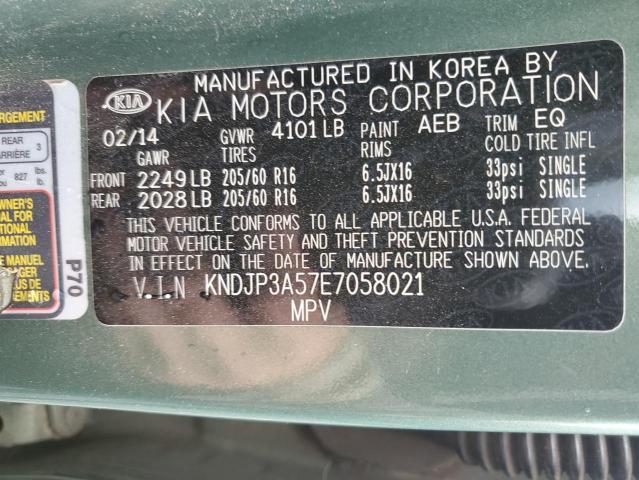 VIN KNDJP3A57E7058021 2014 KIA SOUL no.13