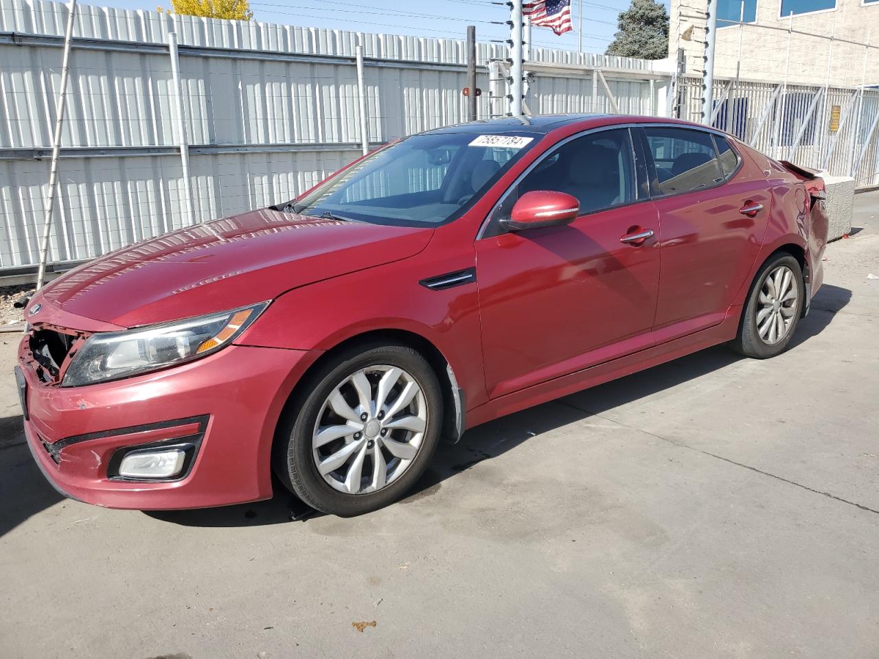 Lot #2971860013 2015 KIA OPTIMA EX