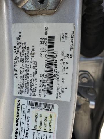 2015 LINCOLN MKZ - 3LN6L2G98FR615451
