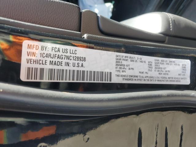 2022 JEEP GRAND CHER - 1C4RJFAG7NC128938