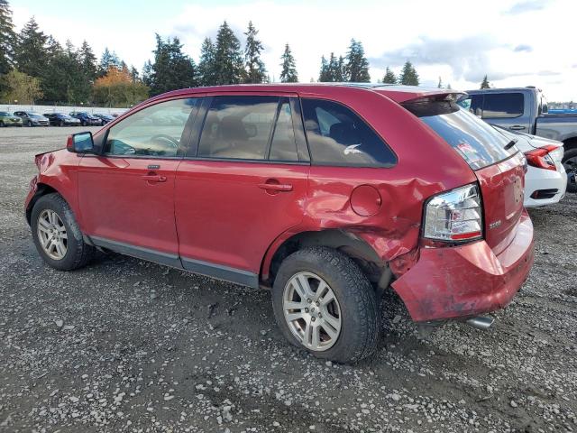 FORD EDGE SEL 2007 red  gas 2FMDK48C77BA26035 photo #3