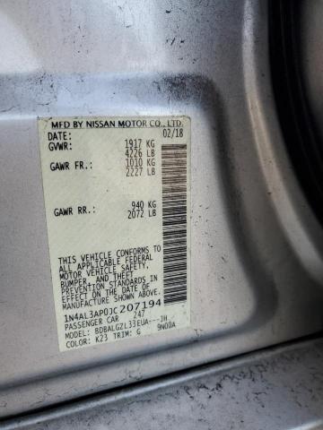 2018 NISSAN ALTIMA 2.5 - 1N4AL3AP0JC207194