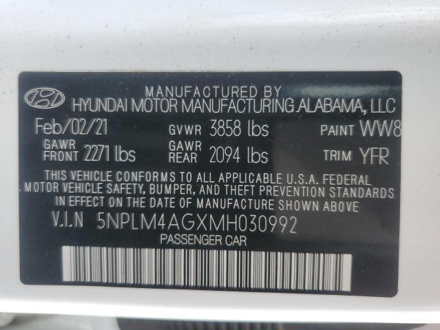 2021 HYUNDAI ELANTRA SE - 5NPLM4AGXMH030992