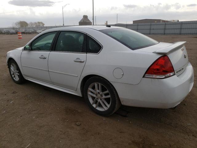 CHEVROLET IMPALA LTZ 2013 white  gas 2G1WC5E3XD1178518 photo #3