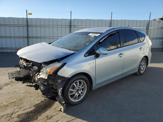 TOYOTA PRIUS V 2013 silver  hybrid engine JTDZN3EU3D3266154 photo #1