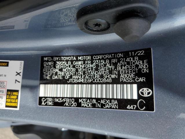 2023 TOYOTA COROLLA LE - JTDB4MEE6PJ002848
