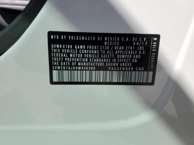 2017 VOLKSWAGEN JETTA S - 3VW2B7AJXHM406389