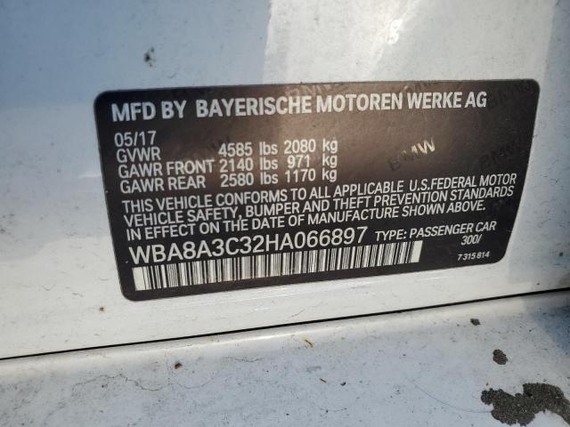 2017 BMW 320 XI - WBA8A3C32HA066897