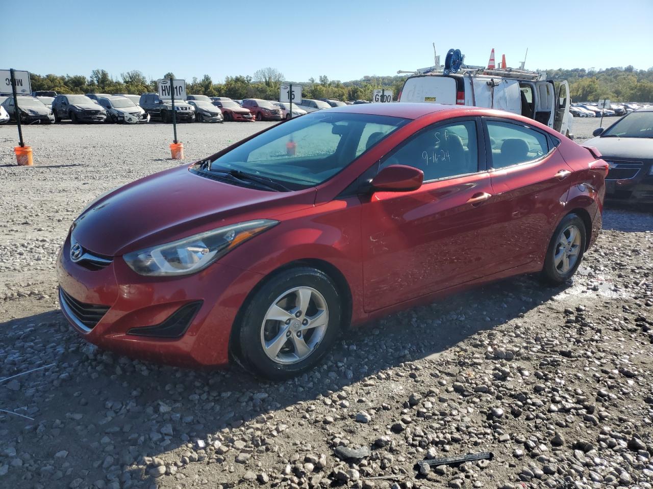 Lot #2989277698 2014 HYUNDAI ELANTRA SE