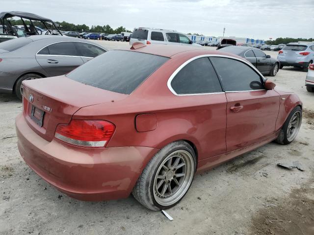 BMW 128 I 2008 red  gas WBAUP73558VF08234 photo #4