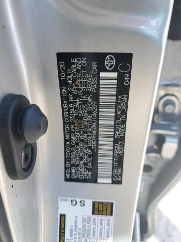 2021 TOYOTA COROLLA LE - JTDEPMAE8MJ146259