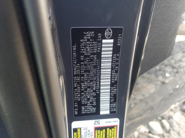 VIN 4T1DAACK5SU544177 2025 TOYOTA CAMRY no.12