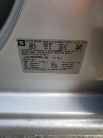 2016 CHEVROLET SILVERADO - 3GCUKREC3GG112512