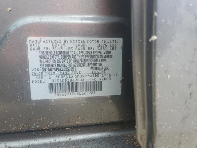 VIN 3N1AB7AP6KL625725 2019 NISSAN SENTRA no.13