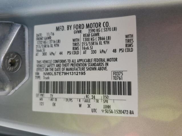 VIN NM0LS7E79H1312195 2017 Ford Transit, XL no.14