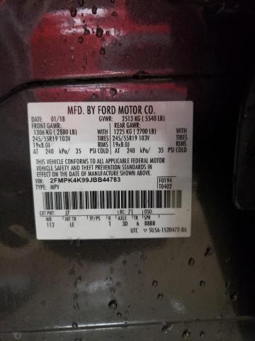 2018 FORD EDGE TITAN - 2FMPK4K99JBB44783