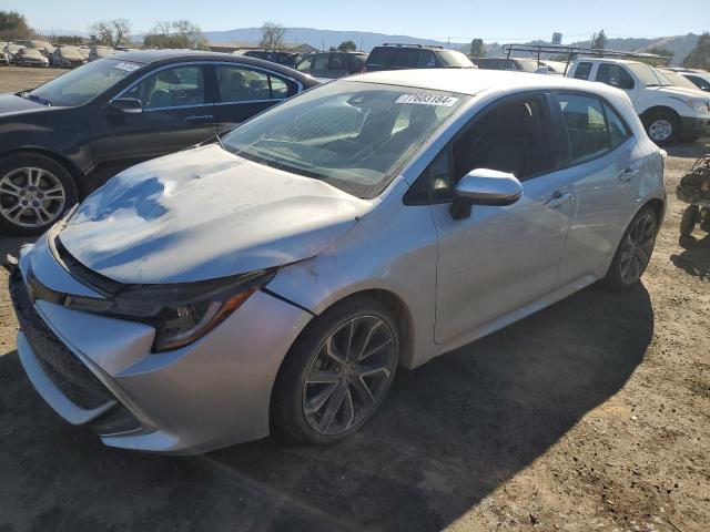 TOYOTA COROLLA SE 2019 silver  gas JTNK4RBEXK3040366 photo #1