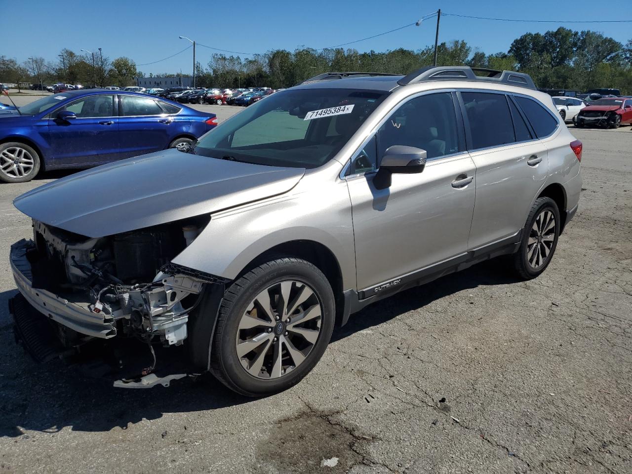 Lot #3028600919 2017 SUBARU OUTBACK 2.