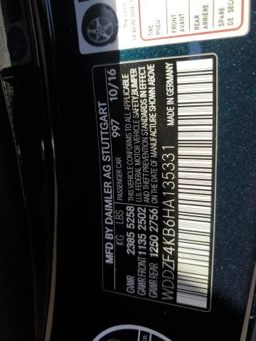 2017 MERCEDES-BENZ E 300 4MAT - WDDZF4KB6HA135331