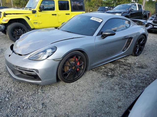 PORSCHE CAYMAN S 2018 gray  gas WP0AB2A82JS278354 photo #1