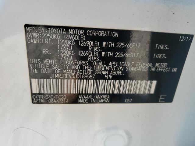 2018 TOYOTA RAV4 HV LE - JTMRJREV3JD189587