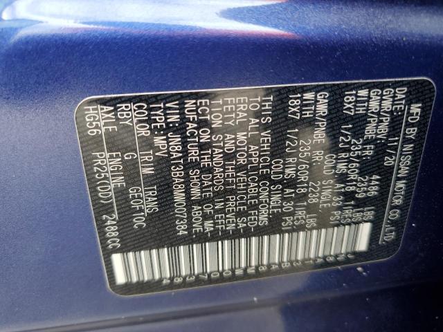 2021 NISSAN ROGUE SV - JN8AT3BA8MW007384