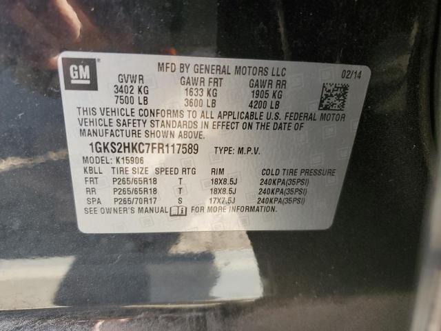 2015 GMC YUKON XL K - 1GKS2HKC7FR117589