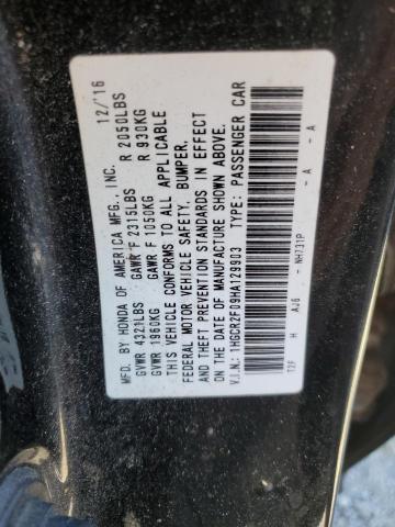 2017 HONDA ACCORD EX - 1HGCR2F09HA129903