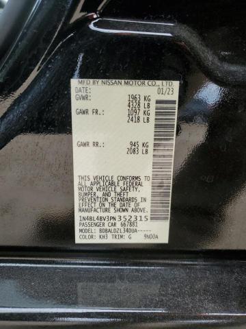 2023 NISSAN ALTIMA S - 1N4BL4BV3PN352315