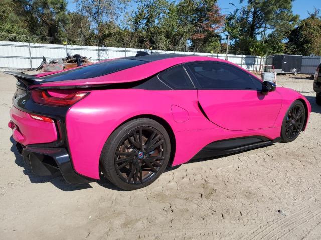 BMW I8 2015 pink coupe hybrid engine WBY2Z2C5XFV674362 photo #4