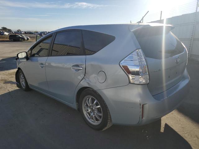 TOYOTA PRIUS V 2013 silver  hybrid engine JTDZN3EU3D3266154 photo #3