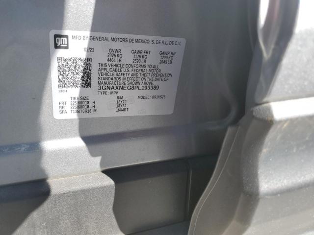 2023 CHEVROLET EQUINOX PR 3GNAXNEG8PL193389
