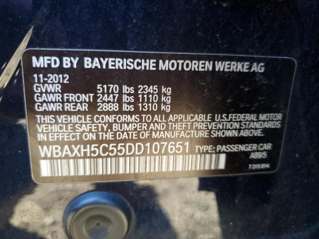 VIN WBAXH5C55DD107651 2013 BMW 5 Series, 528 XI no.13