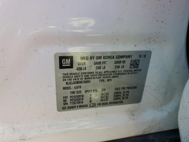 2019 BUICK ENCORE PRE - KL4CJASB5KB760991