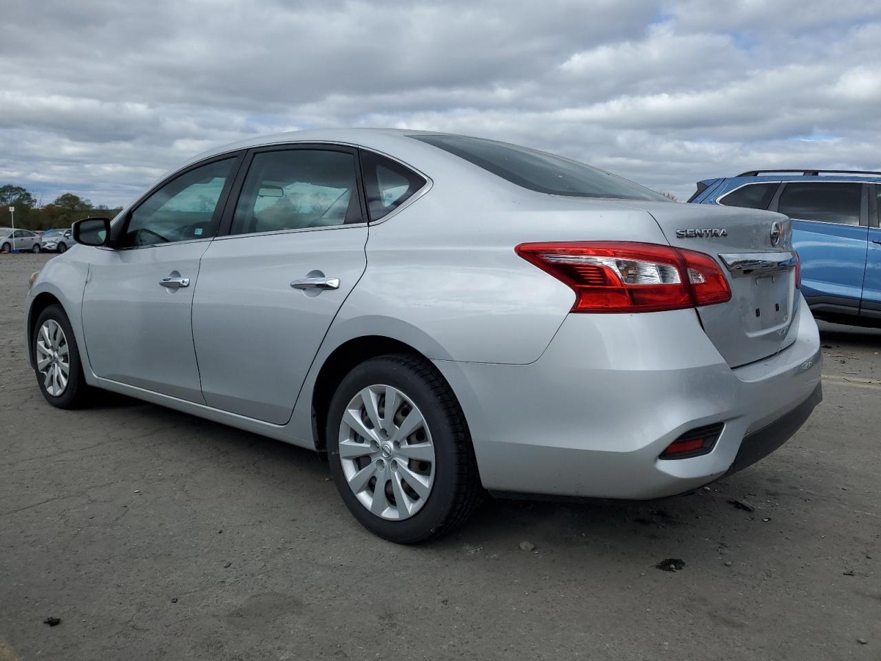 NISSAN SENTRA S 2019 silver  gas 3N1AB7AP8KY357523 photo #3