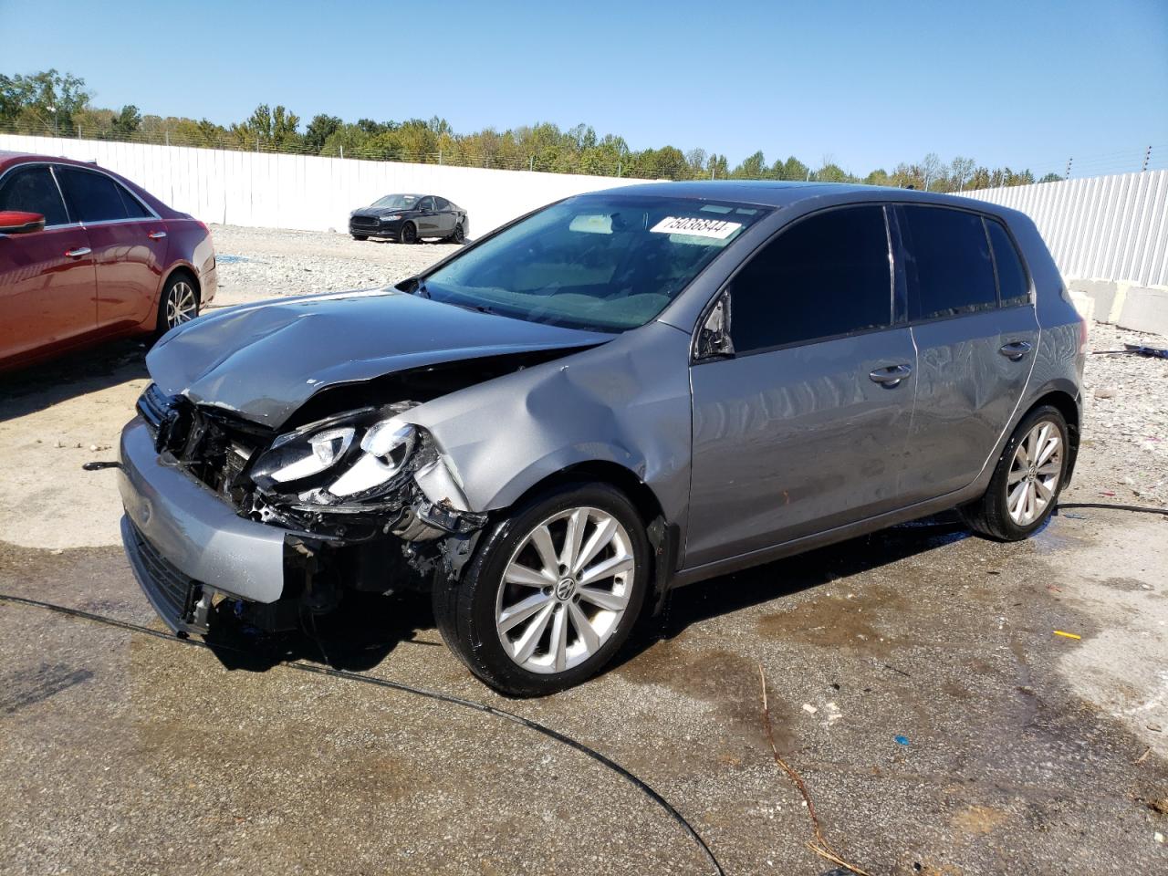 Lot #2926332562 2012 VOLKSWAGEN GOLF