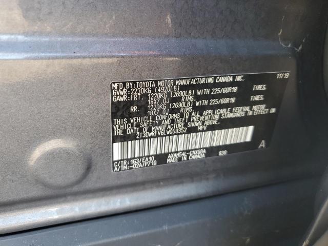 VIN 2T3DWRFV6LW059352 2020 Toyota RAV4, Limited no.14