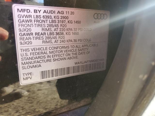 VIN WA1LJAF79MD021006 2021 Audi Q7, Premium Plus no.13