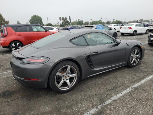 PORSCHE CAYMAN 2017 gray  gas WP0AA2A82HS270137 photo #4