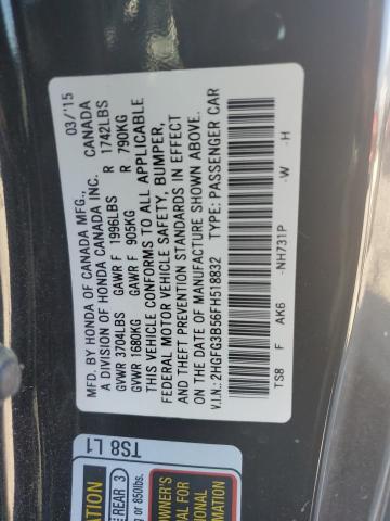 2015 HONDA CIVIC LX - 2HGFG3B56FH518832