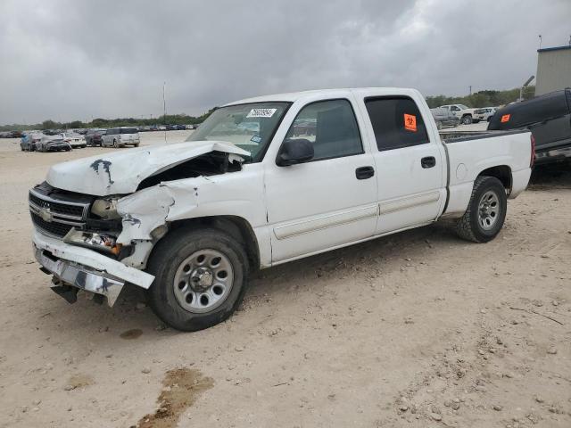 CHEVROLET SILVERADO 2007 white crew pic gas 2GCEC13V671178407 photo #1